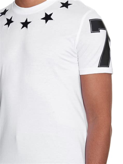 givenchy t-shirt men's stars|men's givenchy t shirt sale.